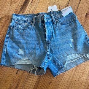High rise shorts